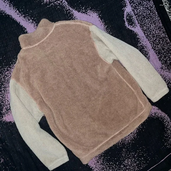 Hollister Two-Tone Fleece Jacket - Picture 2 of 2